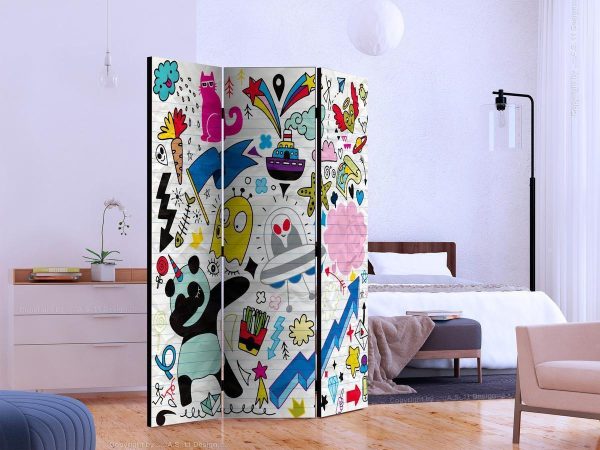Room Divider - Energetic Panda