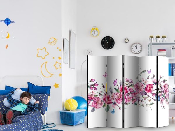 Room Divider - Flowers and Butterflies II - Image 3