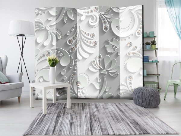 Room Divider - Flowers in Crystals II