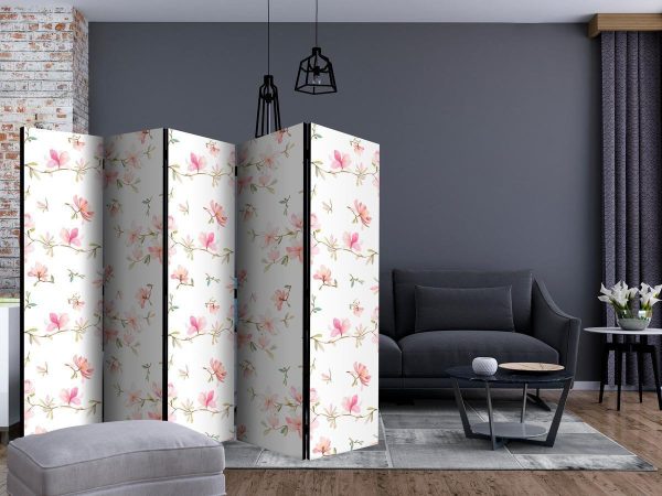 Room Divider - Fresh Magnolias II