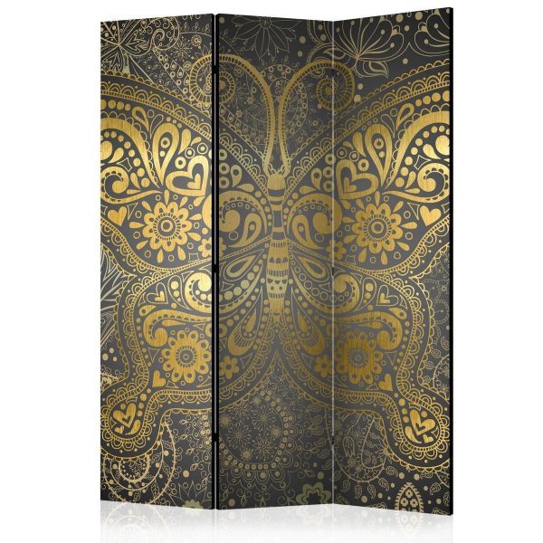 Room Divider - Golden Butterfly