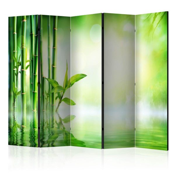 Room Divider - Green Bamboo II