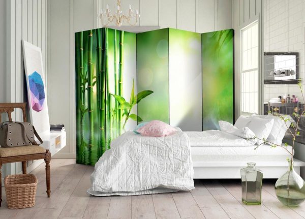 Room Divider - Green Bamboo II