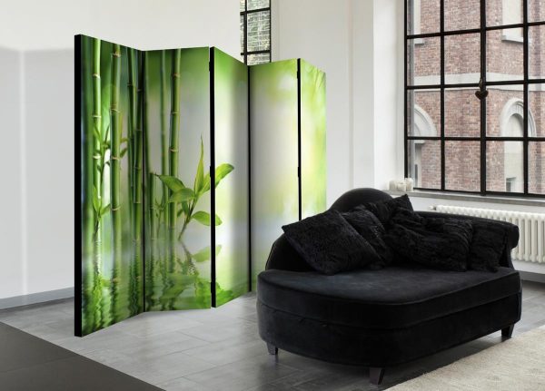 Room Divider - Green Bamboo II