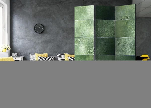Room Divider - Green Puzzle