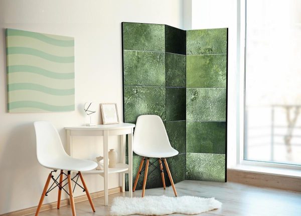 Room Divider - Green Puzzle