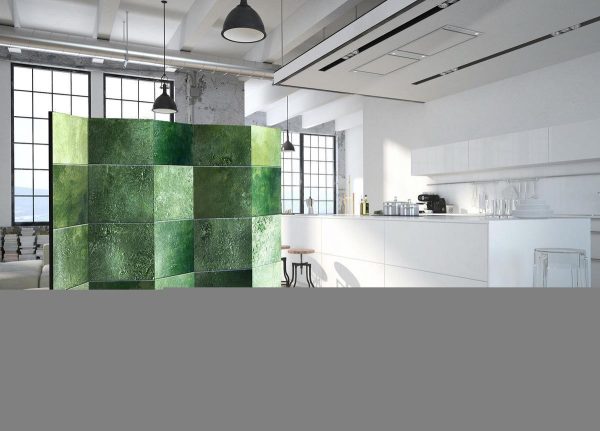 Room Divider - Green Puzzle II