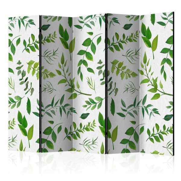 Room Divider - Green Twigs II