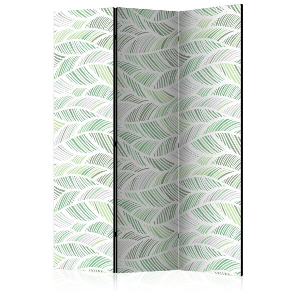 Room Divider - Green Waves