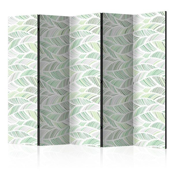 Room Divider - Green Waves II