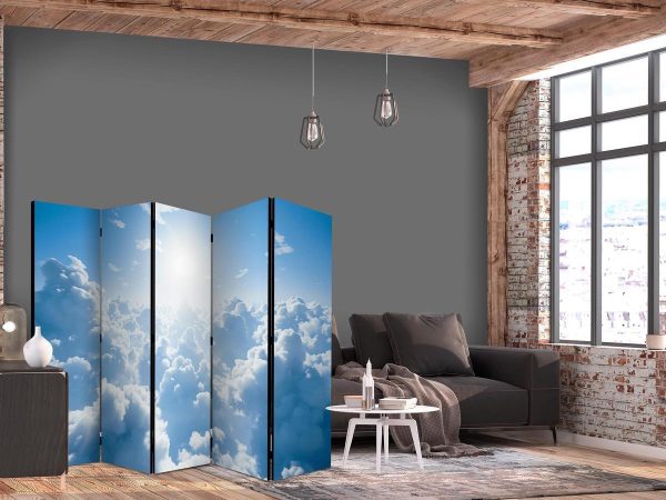Room Divider - Heavenly Calm: Warm Rays of the Sun