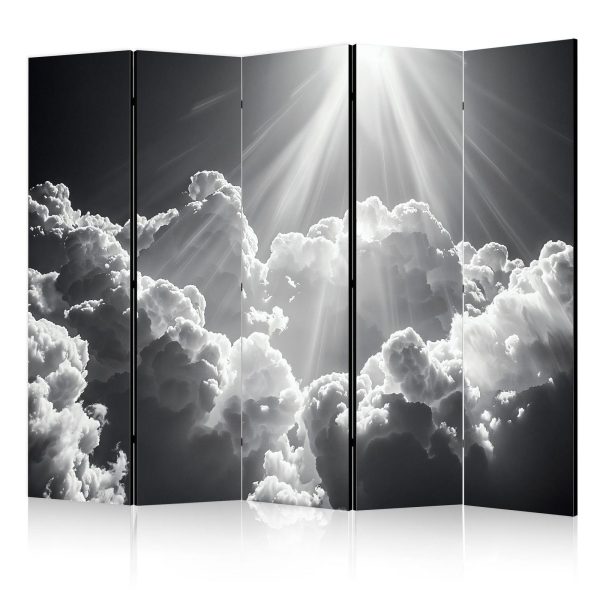 Room Divider - Hope in the Clouds: Inspiring Rays of the Sun – Awaken Emotions