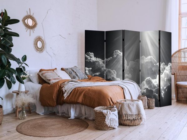 Room Divider - Hope in the Clouds: Inspiring Rays of the Sun – Awaken Emotions - Image 3