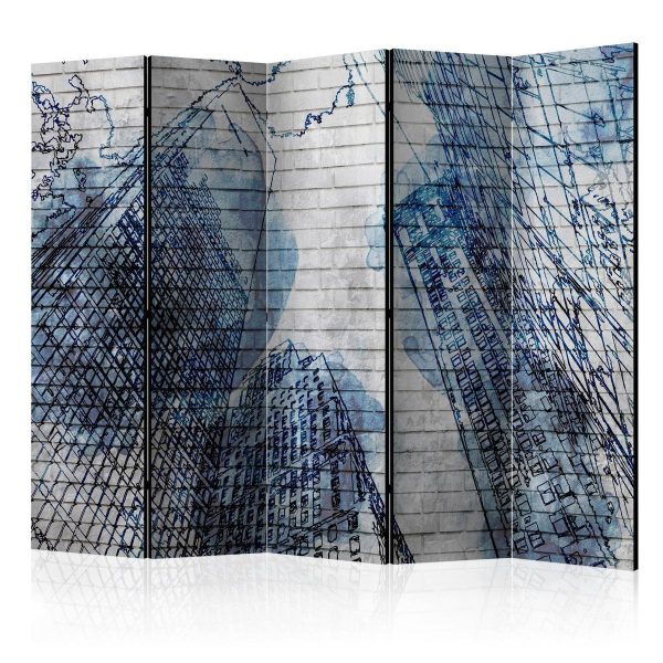 Room Divider - Inky New York II