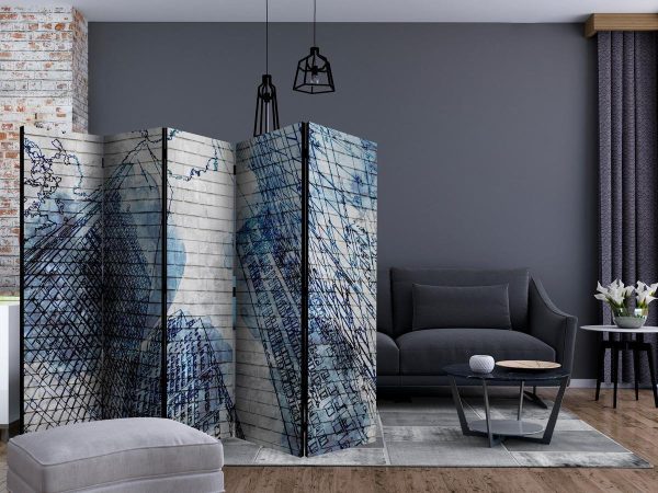 Room Divider - Inky New York II