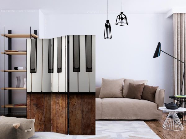 Room Divider - Inspired by Chopin - mahogany