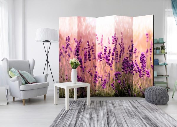 Room Divider - Lavender in the Rain II