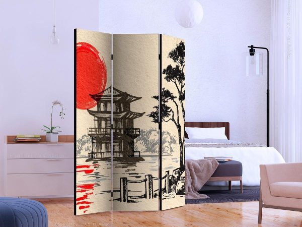 Room Divider - Little House by the Pond