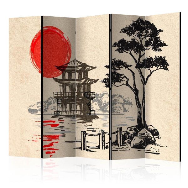 Room Divider - Little House by the Pond II