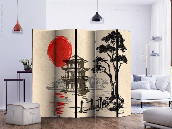 Room Divider - Little House by the Pond II