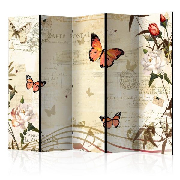Room Divider - Melodies of butterflies II
