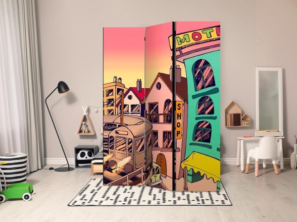Room Divider - Morning in a city