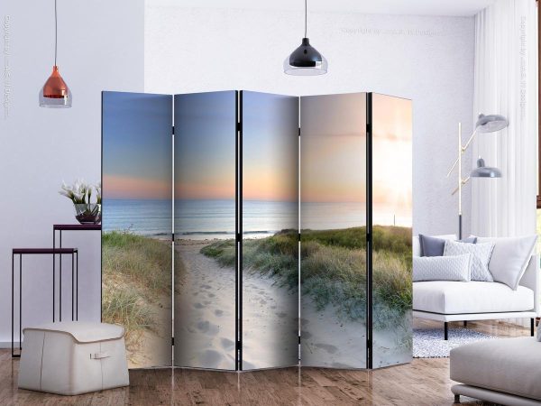 Room Divider - Morning walk on the beach II