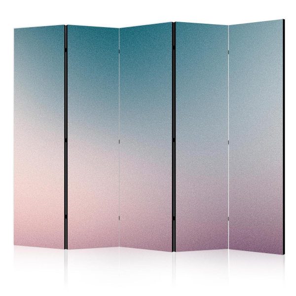 Room Divider - Nostalgic Gradient - Gradient Composition in Subdued Colors