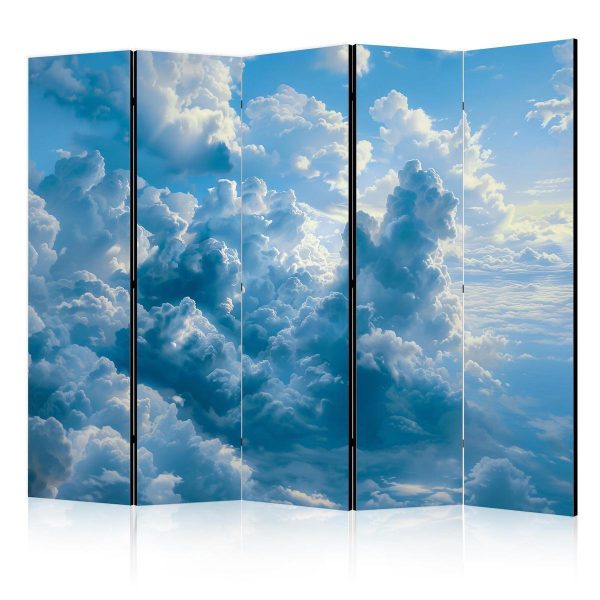 Room Divider - Ocean in the Air: Undulating Clouds Reflecting Morning Light