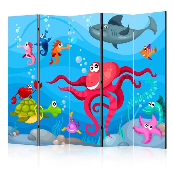 Room Divider - Octopus and shark II