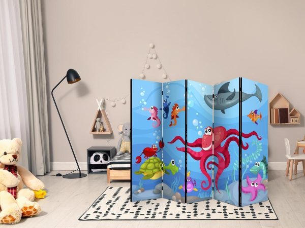 Room Divider - Octopus and shark II