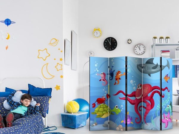 Room Divider - Octopus and shark II