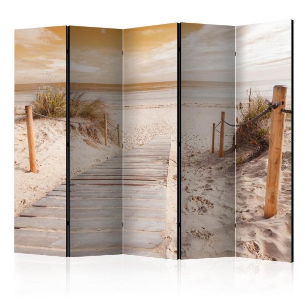 Room Divider - On the beach - sepia II