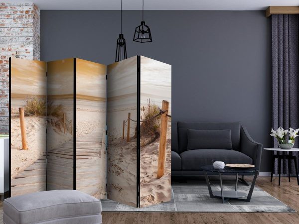 Room Divider - On the beach - sepia II