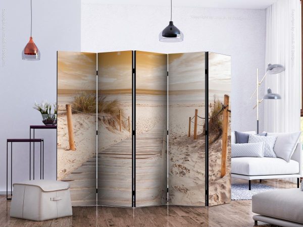 Room Divider - On the beach - sepia II