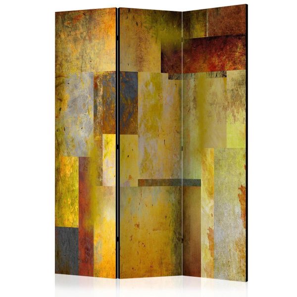 Room Divider - Orange Hue of Art Expression