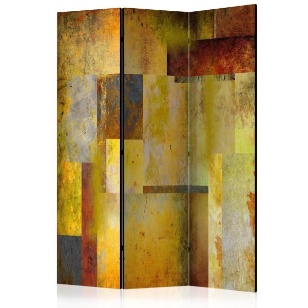 Room Divider - Orange Hue of Art Expression