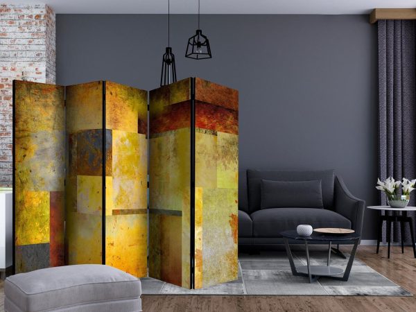 Room Divider - Orange Hue of Art Expression II - Image 2