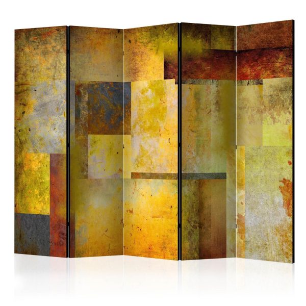 Room Divider - Orange Hue of Art Expression II