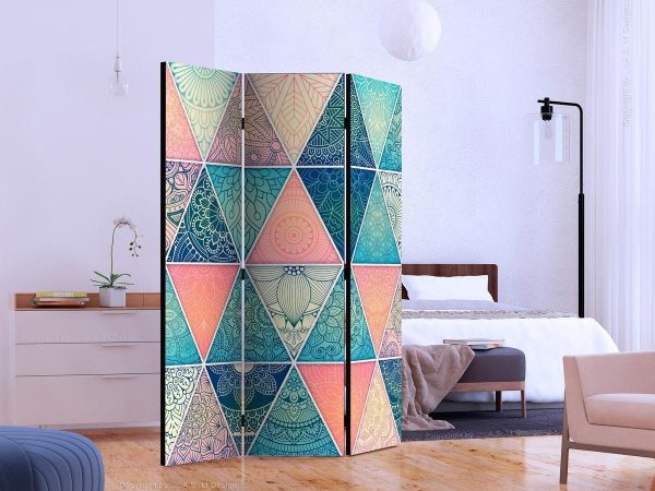 Room Divider - Oriental Triangles