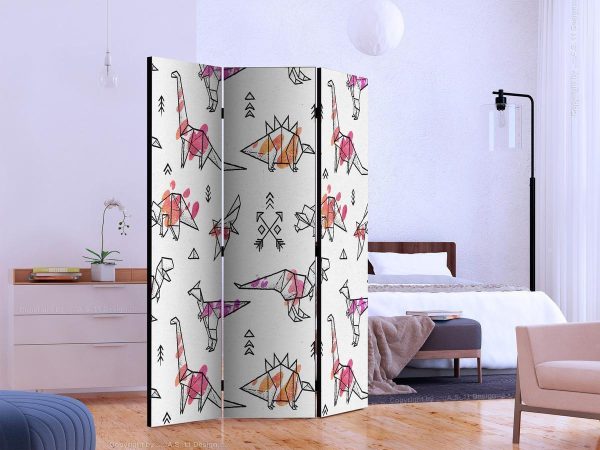 Room Divider - Origami Dinosaurs
