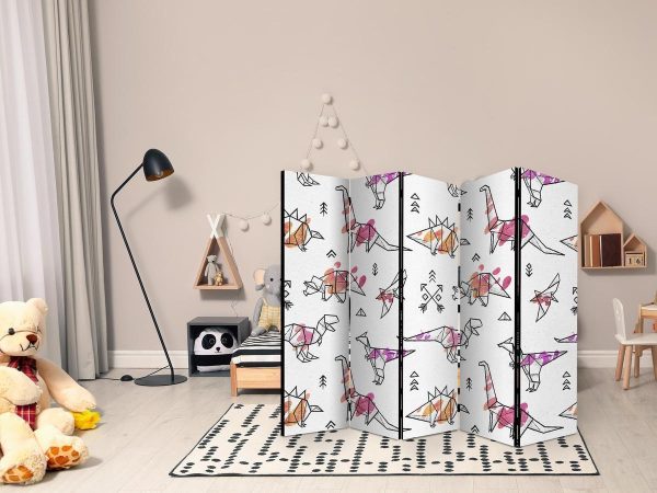 Room Divider - Origami Dinosaurs II