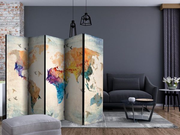 Room Divider - Paper birds II
