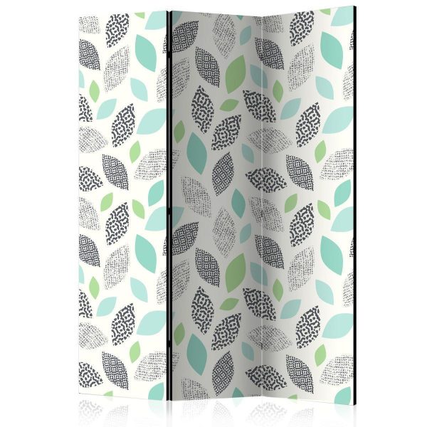 Room Divider - Patterned Leaves