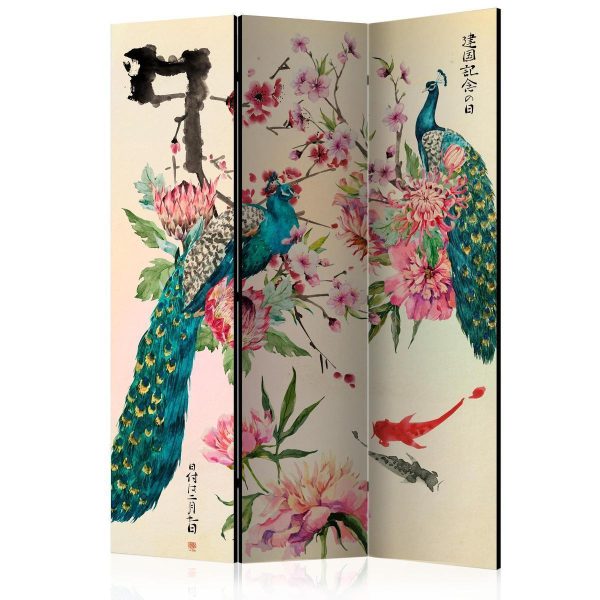 Room Divider - Peacock Love