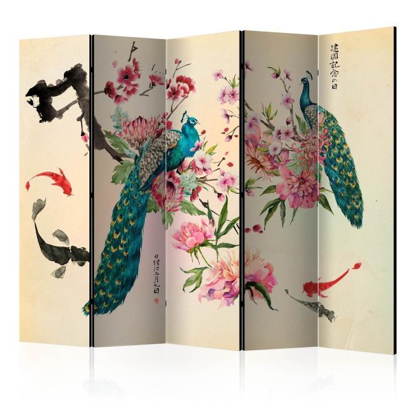 Room Divider - Peacock Love II