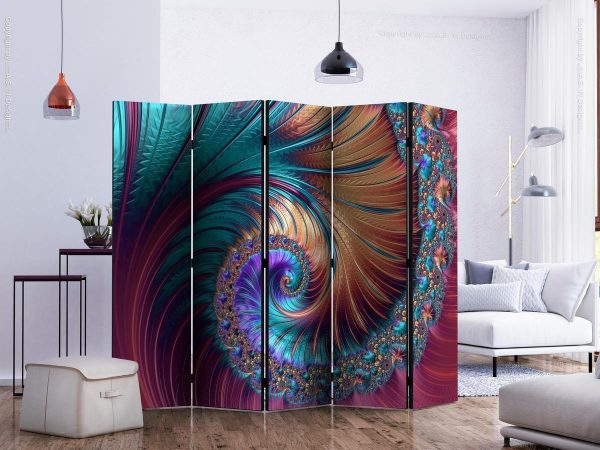 Room Divider - Peacock Tail II