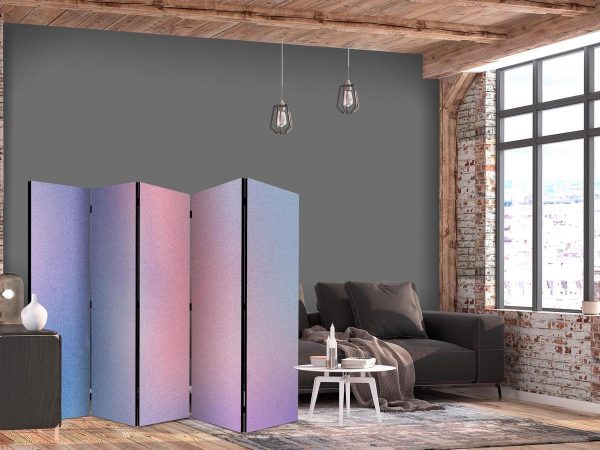 Room Divider - Rainbow Gradient - Delicate Multicolored Gradient Resembling Mist