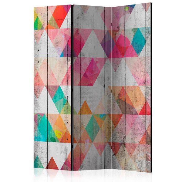 Room Divider - Rainbow Triangles