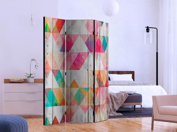 Room Divider - Rainbow Triangles